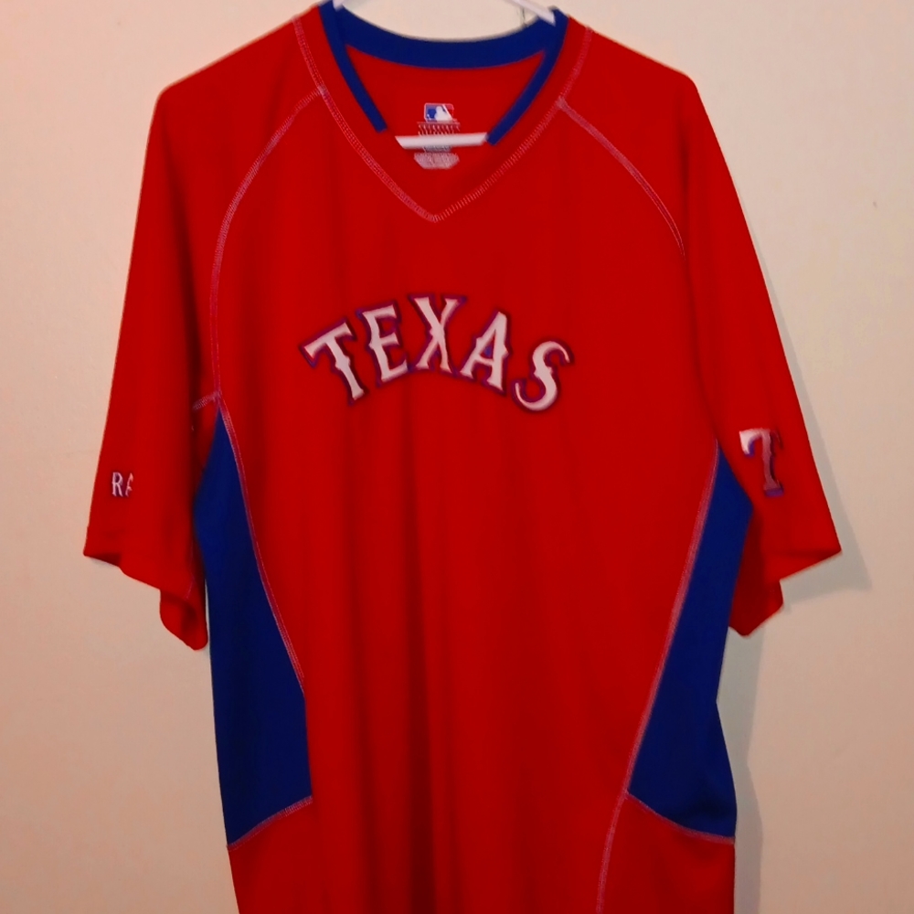 Texas Rangers Jersey Shirt- Red XXL